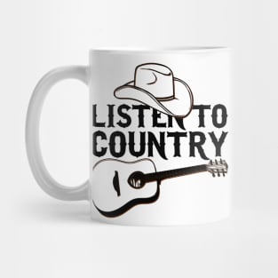 Listen to Country Mug